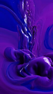 Abstract liquid background featuring flowing liquid ink waves blending smoothly