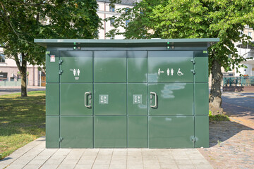 &Ouml;ffentliche Toilette, Helsinki, Finnland