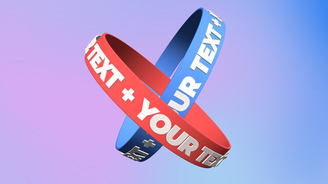 3D Rotating Gradient Text Loop Title for Social Media Multiformat