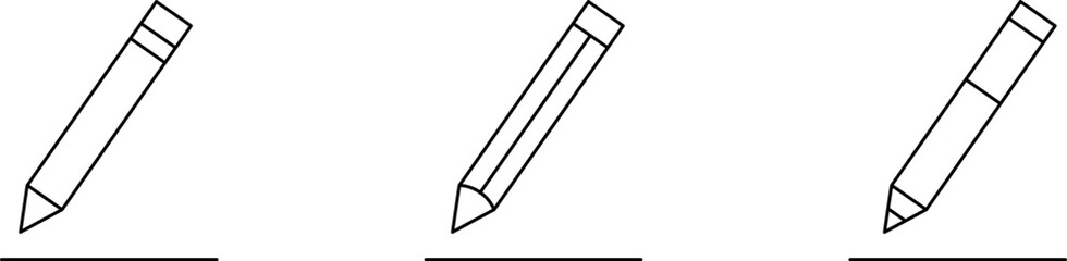 Fototapeta premium Edit icon Pen Pencil icon sign vector illustration