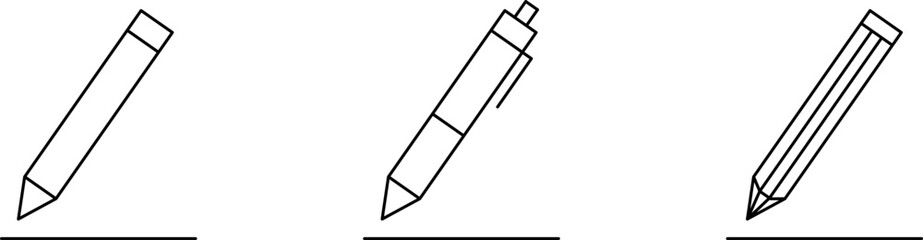 Edit icon Pen Pencil icon sign vector illustration