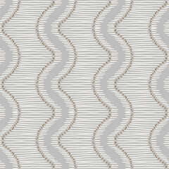 Modern Abstract Grey and White Wavy Line Pattern; Minimalist Rippled Stripe Background for Contemporary Office Decor, Stationery, and Neutral Interior Design Textiles
