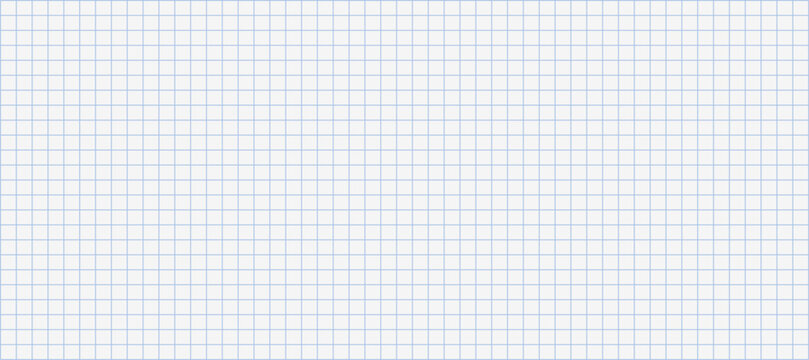Horizontal square grid lines pattern background. Minimalist geometric box, graph paper, note pad background, and a blueprint. Vector illustration