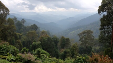 Nature-inspired visual concepts exploring seasons, sustainability, eco lifestyle, and mindfulness through immersive perspectives and diverse artistic styles.