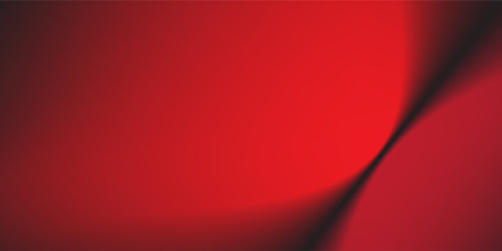 Abstract gradient podium background. Empty red 3D studio background. Clean scene for product presentation mockup template. eps 10