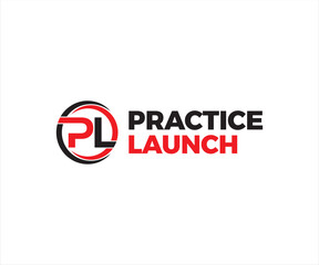 Professional Practice Launch logo with modern typography and bold design elements for business branding and marketing materials
