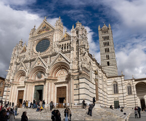 Obraz premium Italy Tuscany Siena Cathedral view of the Duomo