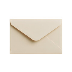 Elegant beige envelope ready for writing or mailing