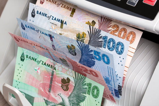Zambian Kwacha in the counting machine