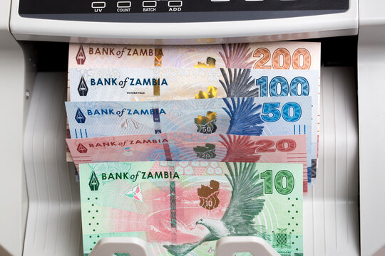 Zambian Kwacha in the counting machine
