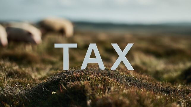 Tax Compliance: An impactful visual representation that uses the word TAX with animals.