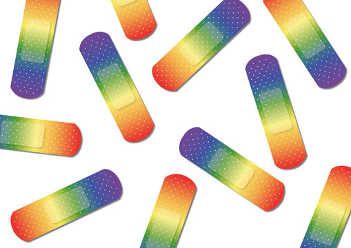 LGBTQ healthcare, conceptual illustration