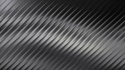 Grainy ribbed abstract dark background texture with diagonal parallel lines and subtle grain effect, metallic or fabric surface pattern