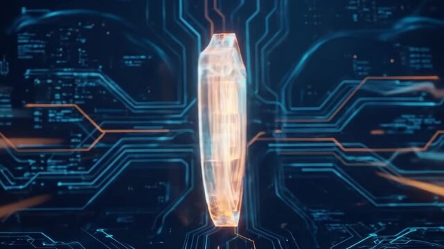 Advanced Technology Microchip Development Process in a Laboratory Setting with Circuitry and Wires 0219 Reference