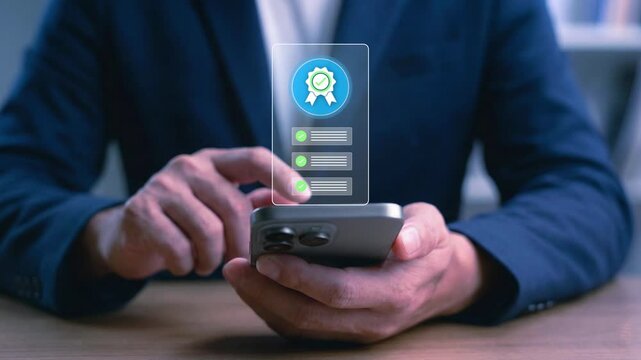 Digital Quality Certificate and Checklist on Smartphone for Online Approval, Compliance Verification and Document Management System