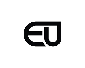 Obraz premium EU Logo Design. EU