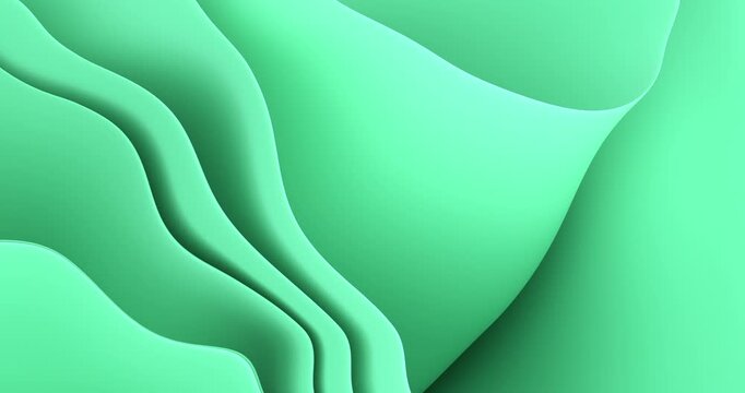 Abstract layers of fabric flutter smoothly, intertwining in a looped dance their movement creates a feeling of lightness and airiness, immersing you in a peaceful atmosphere.