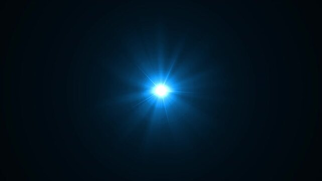 Blue digital glitter bokeh for technology presentations, innovation conferences, and corporate tech videos. Professional modern sparkle background. Seamless 4K loop.