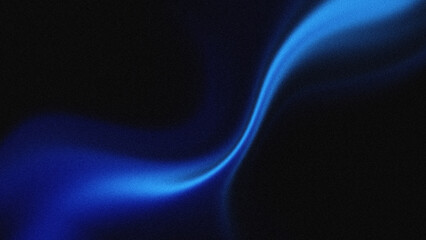 Fototapeta premium Modern cobalt blue liquid blur backdrop with lo-fi aesthetic texture.