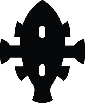 devonian tiktaalik fish tetrapod silhouette vector illustration on transparent background