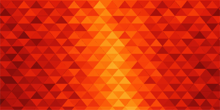 Seamless abstract geometric background featuring a colorful pink and orange triangle pattern mosaic for a retro vector wallpaper design illustration backdrop