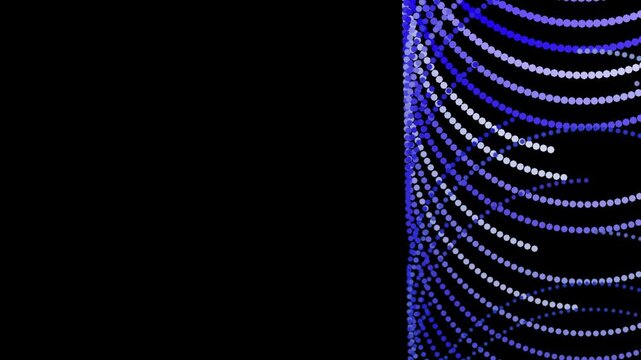 Abstract motion background witn dots