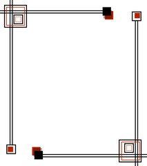Mid century Modern Frame