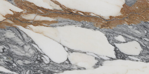 Brown and black veined marble stone background  © Vidal