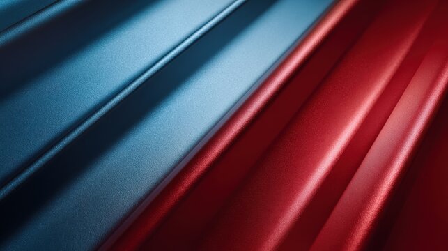 Anodized aluminum, matte bright color (red or blue), smooth tech surface