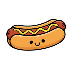 Cute Hotdog Cartoon. (9)
