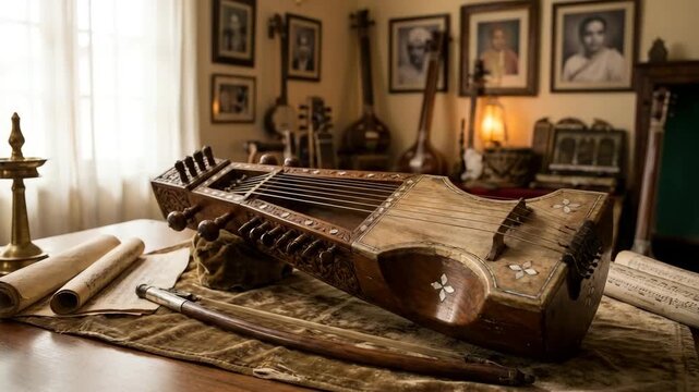 sarangi, Indian instrument hindustani music 