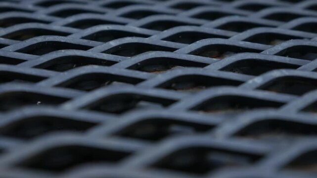 Expanded Metal Mesh Grid Pattern Texture with Diamond Holes Industrial Surface