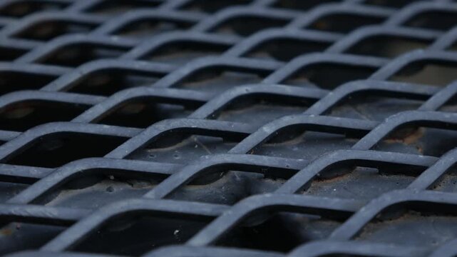 Expanded Metal Mesh Grid Pattern Texture with Diamond Holes Industrial Surface