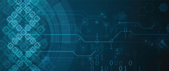 Obraz premium Ukrainian moderm technology background for science and business theme