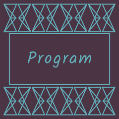 Program Patterned Panel Illustration
