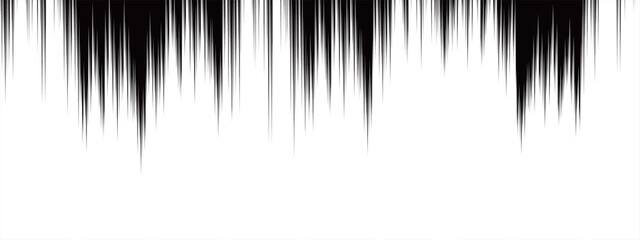 和風の筆書き抽象バナー