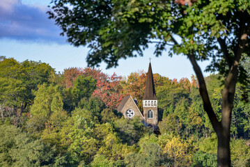 Obraz premium church in the woods