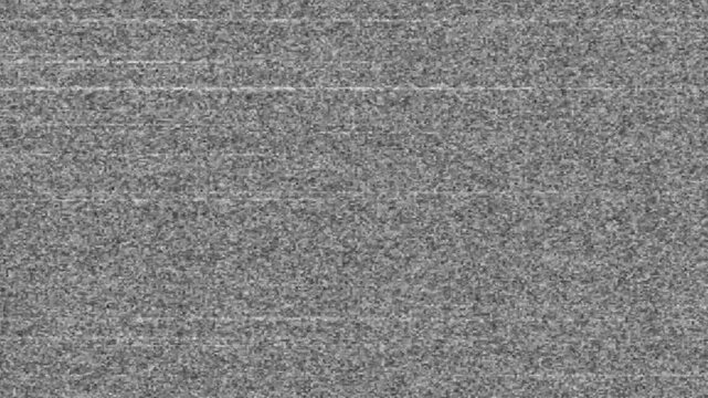 TV error with static noise and bad signal distortion background. Abstract TV error texture featuring glitch interference and scan line noise. Retro TV error overlay for broadcast failure