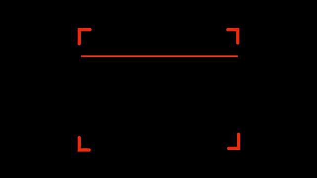 Qr code icon with laser beam motion. suitable for scanner application 4k video.Neon Empty and Qr icon animation on black background.