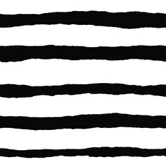 Abstract black stripes pattern on clean white background viewed straight on and simple