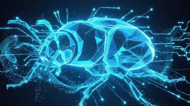 Digital bug illustration