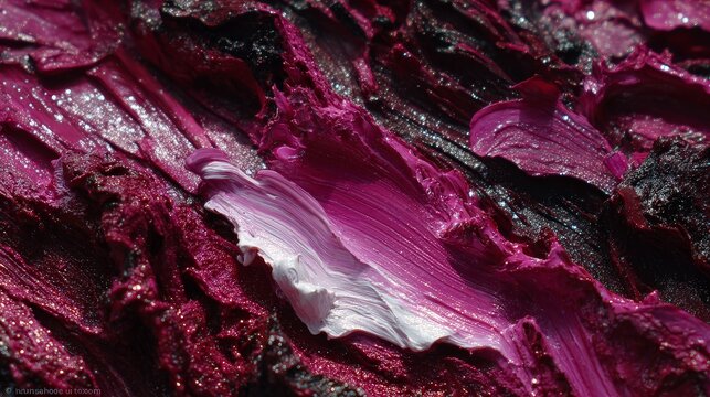 Pink and Red Abstract Rock Texture Macro Background
