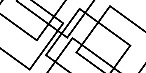 Abstract Geometric Black Lines Vector Illustration on White Background Modern Minimalist Linear Pattern, Contemporary Abstract Design, Seamless Vector Artwork for Graphic Design, Wallpaper, Print.