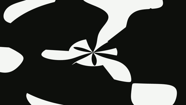 Monochrome Psychological Abstract Motion Background For Art Film Festival Trailer Cinematic Tension