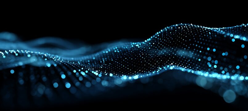 Waves in a digital grid with particles - atomic model