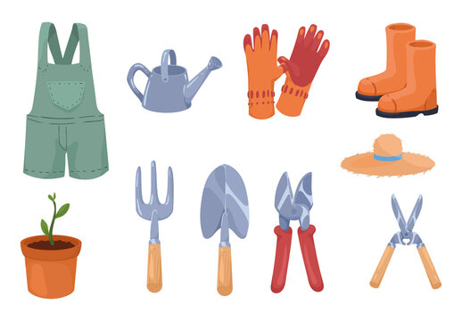 Gardening Illustration Design Set