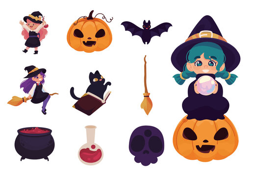 Halloween Witch Design set