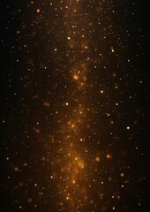 Golden sparkling bokeh lights background.