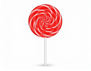lollipop on white background