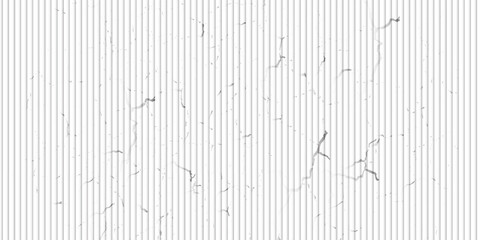 Transparent corrugated plastic ribbed glass background with abstract line patterns. 3D gradient light effects for retail windows or architectural panels. Vintage chrome reflections or polycarbonate.